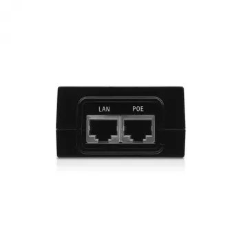 PoE adapteris UBIQUITI POE-24-24W — 24 V PoE, 2 × RJ-45 Fast Ethernet prievadai, 88×57×33 mm