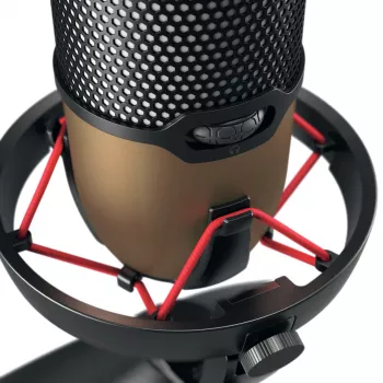 Stalinis mikrofonas CHERRY UM 9.0 PRO RGB, juodas, varinis