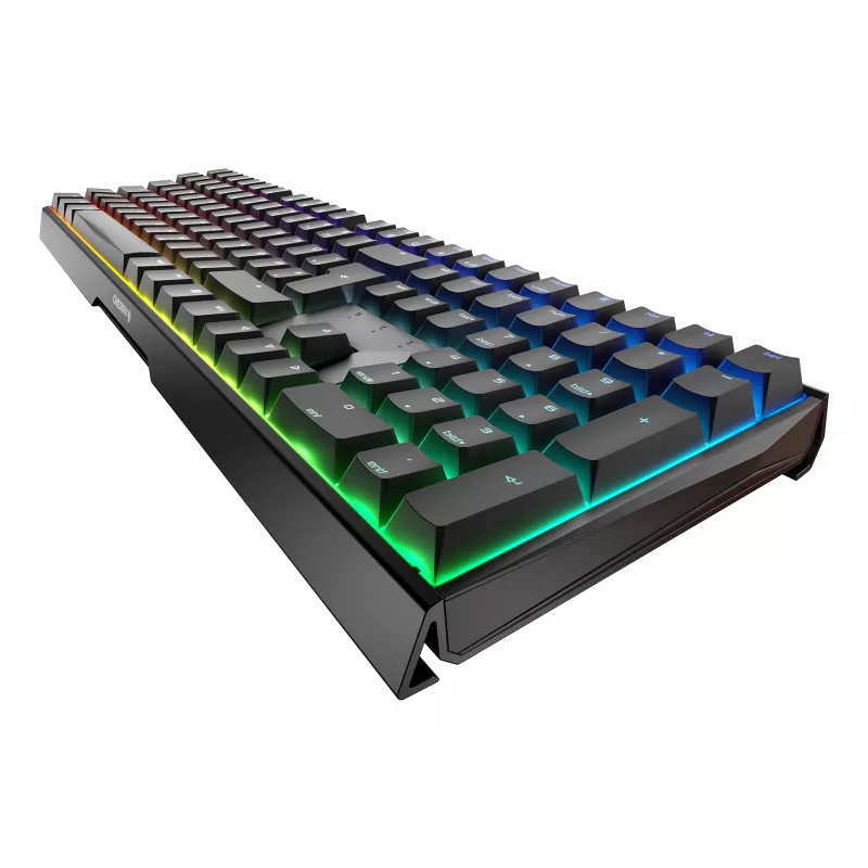 CHERRY MX 3.0S RGB klaviatūra žaidimams USB QWERTZ vokiška juoda