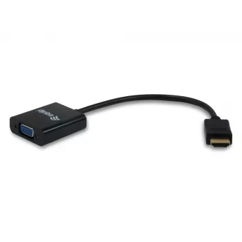 Equip HDMI į HD15 VGA adapteris, HDMI A tipas (standartinis), VGA (D-Sub), Kištukas, Lizdas, Tiesus, Tiesus