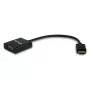 Equip HDMI į HD15 VGA adapteris, HDMI A tipas (standartinis), VGA (D-Sub), Kištukas, Lizdas, Tiesus, Tiesus