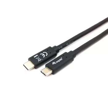 Equip USB 3.2 Gen 1x1 Type-C į C, M/M, 2,0 m, juodas