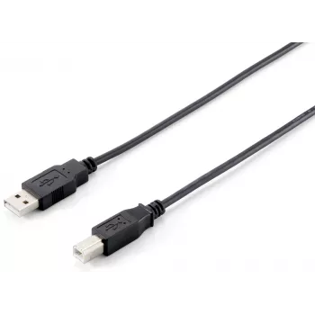 Equip USB 2.0 Type A – Type B laidas, 1,0 m, juodas