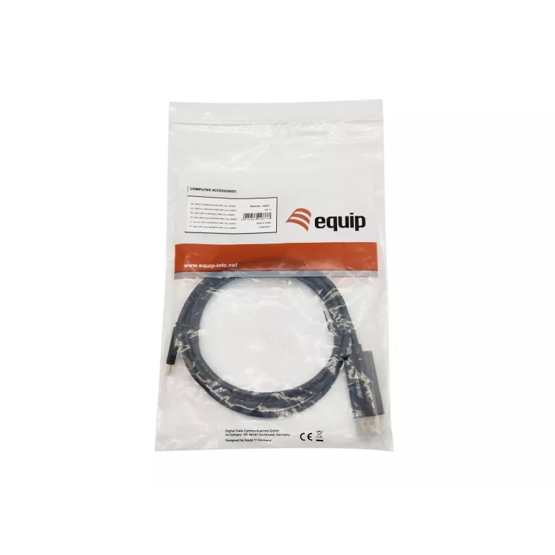 Equip USB-C į DisplayPort laidas, M/M, 2,0 m, 4K/60Hz