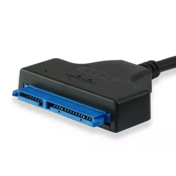 Equip USB Type C į SATA laidas, juodas, 6 Gbit/s, 50 mm, 150 mm, 500 mm, 50 g
