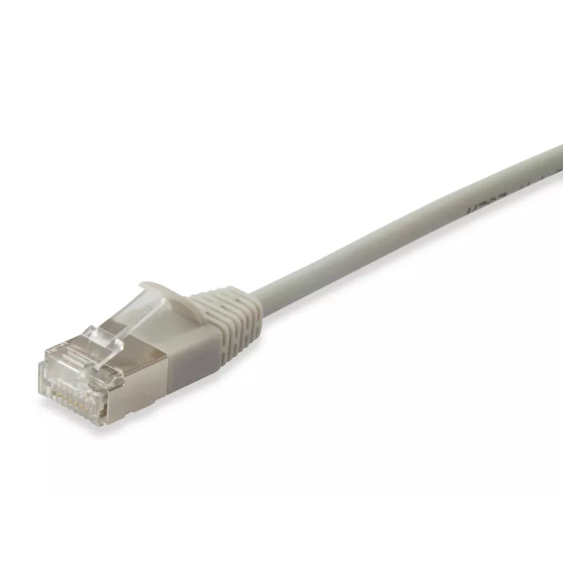 Equip Cat.6A F/FTP Slim Patch Cable, 3m, Smėlinė