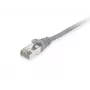 Equip Cat.6A S/FTP patch laidas, 10 m, pilka