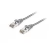 Equip Cat.6A S/FTP patch laidas, 10 m, pilka