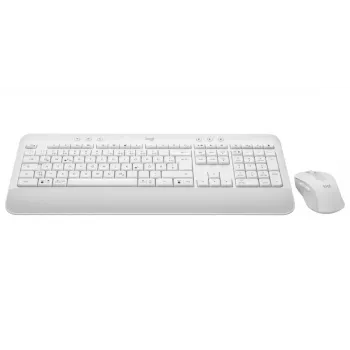 LOGITECH Signature MK650 Combo For Business – belaidė klaviatūra ir pelė – Offwhite – QWERTZ Deutsch