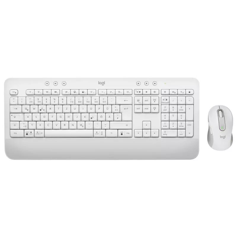 LOGITECH Signature MK650 Combo For Business – belaidė klaviatūra ir pelė – Offwhite – QWERTZ Deutsch