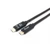 Equip 128346 USB-C ir USB-C laidas, USB 3.2 Gen 1x1, M/M, 1 m, 3 A/20 V, juodos spalvos
