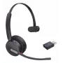 Yealink WH64 Hybrid Mono Teams Belaidis Ausinių Rinkinys DECT/Bluetooth Juoda