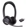 Yealink WH64 Hybrid Dual Teams belaidė ausinė DECT+Bluetooth, juoda, skirta biurui ir kontaktų centrui