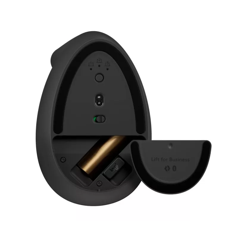LOGITECH belaidė vertikali ergonominė pelė Lift For Business kairiarankiams Graphite/juoda