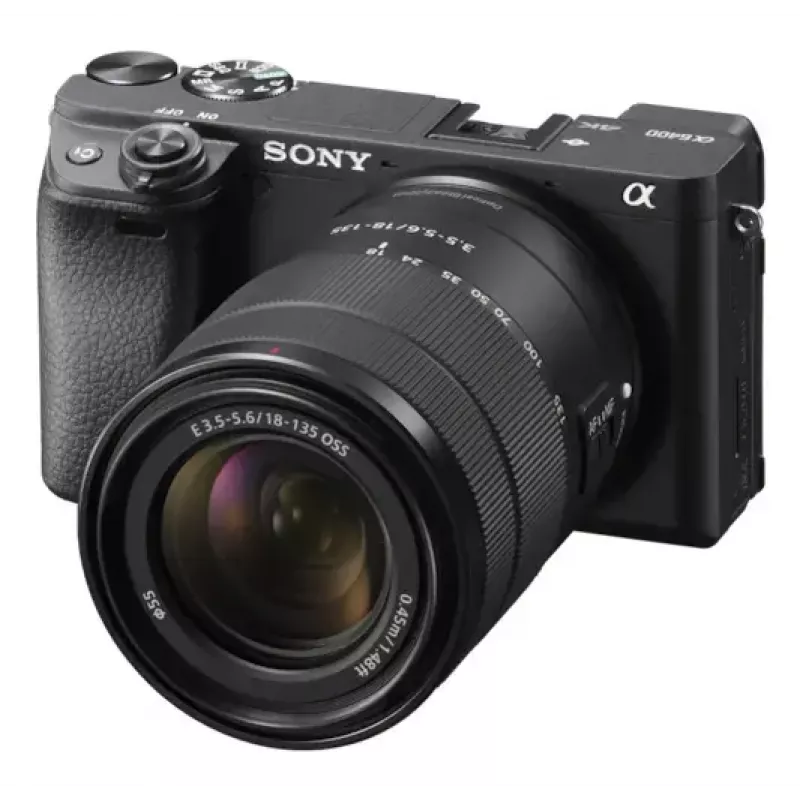Fotoaparatas Sony α ILCE-6400AK 24,2 MP 4K Ultra HD juodas