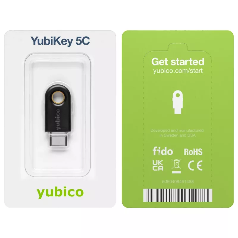 YUBICO YubiKey 5C – USB-C raktinis saugos raktas