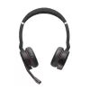 Jabra Evolve 75 SE - UC Stereo su įkrovimo stotele, laidinis ir belaidis, skambučiai/muzika, 20 - 20000 Hz, 177 g, ausinės, juodos