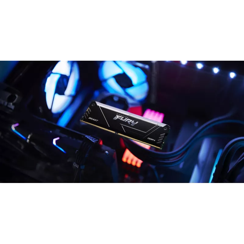 Kingston FURY Beast 8GB DDR4 3200MHz CL16 RGB atminties modulis