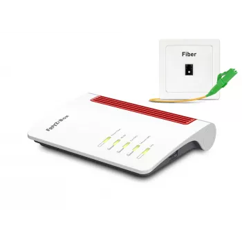 Maršrutizatorius FRITZ!Box 5530 Fiber Gigabit Ethernet dviejų juostų (2,4 GHz / 5 GHz) Wi-Fi 6 baltas