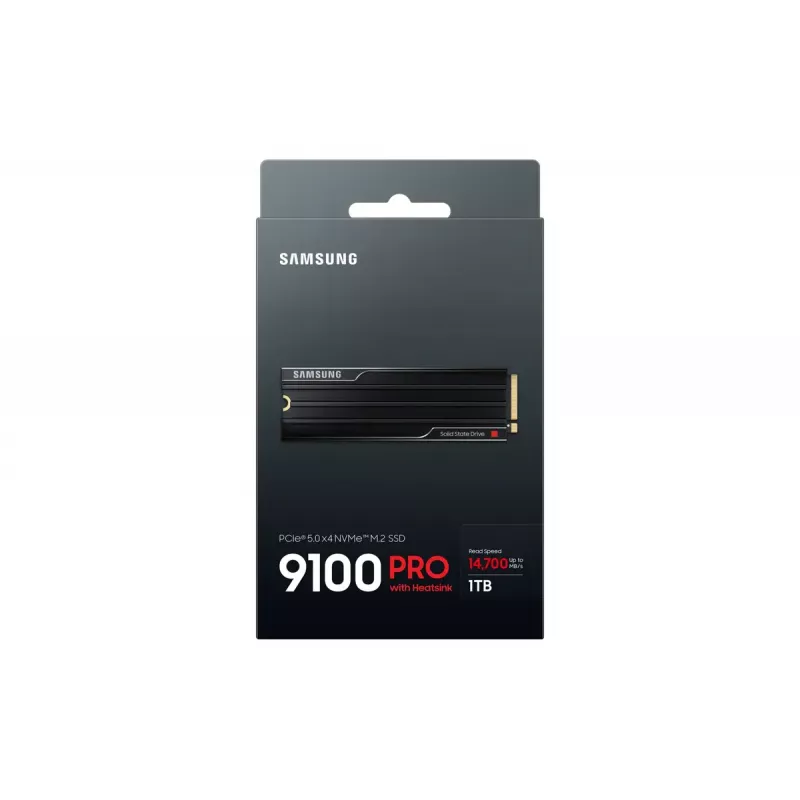 Samsung 9100 PRO Heatsink PCIe 5.0 NVMe M.2 SSD – 1 TB