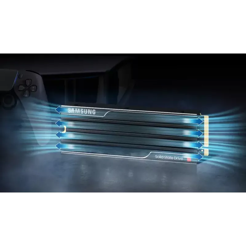 Samsung 9100 PRO Heatsink PCIe 5.0 NVMe M.2 SSD – 1 TB
