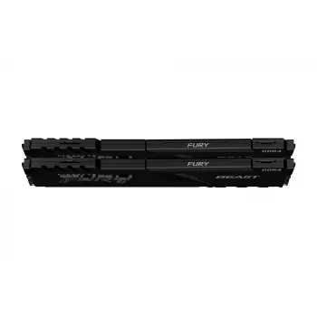 Kingston Technology FURY Beast 32GB 3200MT/s DDR4 CL16 DIMM (2 modulių rinkinys) Juoda