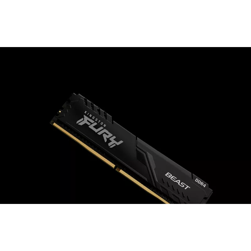 Kingston Technology FURY Beast 32GB 3200MT/s DDR4 CL16 DIMM (2 modulių rinkinys) Juoda