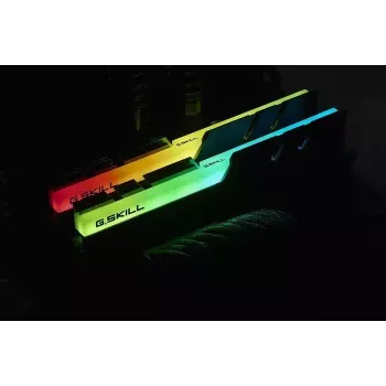 DIMM 16 GB DDR4-3000 (2x 8 GB) Dual-Kit, Arbeitsspeicher schwarz, F4-3000C16D-16GTZR, Trident Z RGB, INTEL XMP