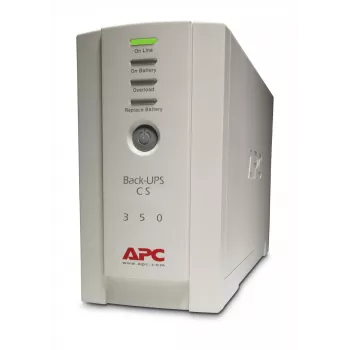 APC Back-UPS BK350EI, 350VA/210W, bokštinis, 230V, 4x IEC C13 lizdai, keičiama baterija