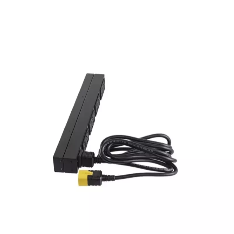 APC NetShelter Basic Rack PDU, 1U, 1 fazė, 3,7 kW 230V 16A arba 3,3 kW 208V 16A, 12x C13 lizdai, C20 laidas