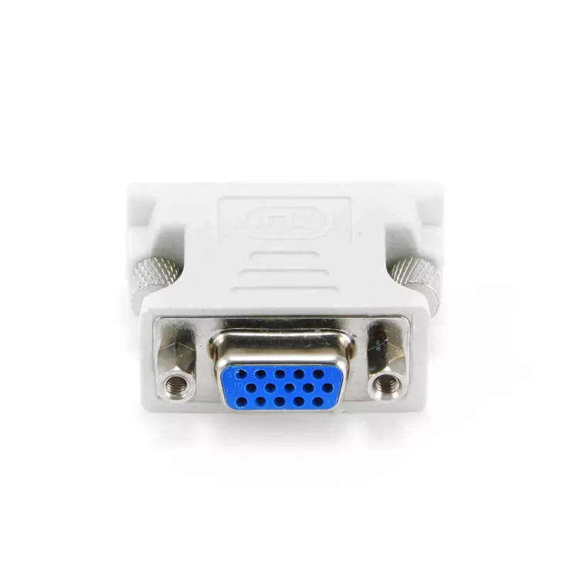 GEMBIRD Adapteris DVI-A (vyriškas) į VGA 15 kontaktų HD (3 eilės) (moteriškas)