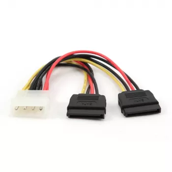 GEMBIRD Maitinimo laidas 15cm 2xSATA / Pakuotė urmu (cc-sata-psy)