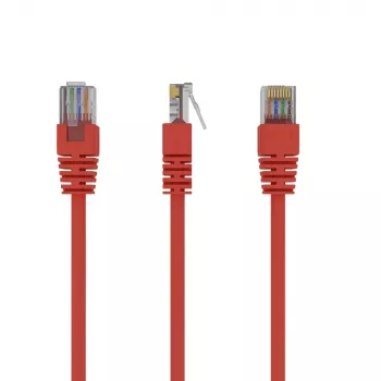 Gembird PP12-0.5M/R - Patch laidas Cat5e UTP 0,5m raudonas