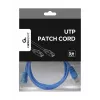 Laidas GEMBIRD Patch Cable - Cat 5e - UTP - 1 m - Mėlynas