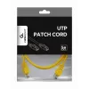 Gembird PP12-1M/Y - Patch laidas Cat5e UTP 1m geltonas