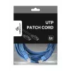 Gembird PP12-5M/B – Patch kabelis Cat5e UTP 5m mėlynas