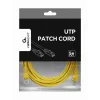 Gembird PP12-5M/Y – Patch laidas Cat5e UTP 5 m geltonas