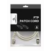 Gembird PP6-1.5M Patch Laidas - CAT6 - FTP - 1,5 m - Pilka