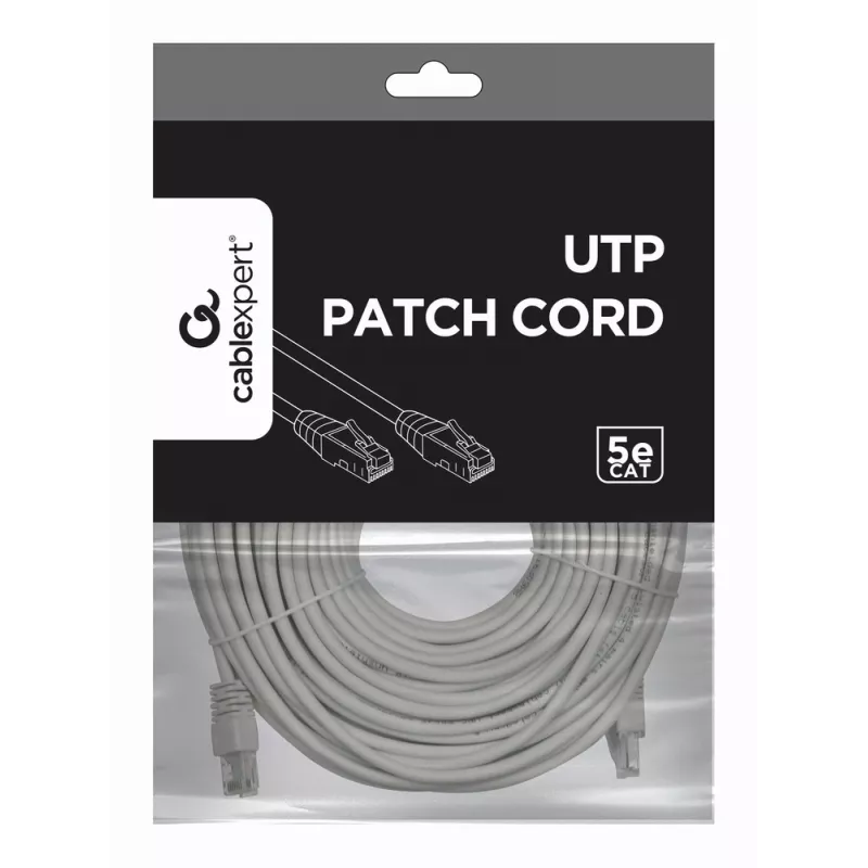 Gembird PP12-30M – Laidas Cat5e UTP 30m pilkas