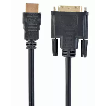 GEMBIRD HDMI į DVI vyriškas-vyriškas laidas su paauksuotomis jungtimis 2,0 m (didmeninė pakuotė)