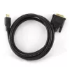 GEMBIRD HDMI į DVI vyriškas-vyriškas laidas su paauksuotomis jungtimis 2,0 m (didmeninė pakuotė)