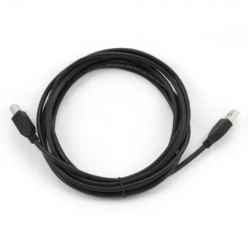 GEMBIRD USB 2.0 A-B laidas 3m (10ft) - juodas / didmeninė pakuotė (ccp-USB2-ambm-10)