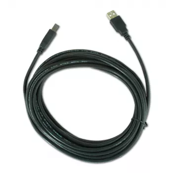 USB kabelis, Gembird 4,5 m USB 2.0 A/B M, juodas, vyriškas/vyriškas