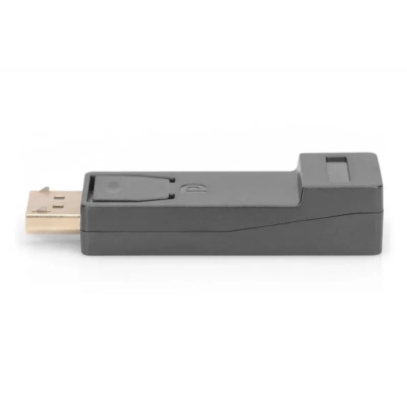 DIGITUS ASSMANN adapteris DisplayPort į HDMI A tipas, vyriška/moteriška, su užraktu, CE, juodas