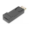 DIGITUS ASSMANN adapteris DisplayPort į HDMI A tipas, vyriška/moteriška, su užraktu, CE, juodas