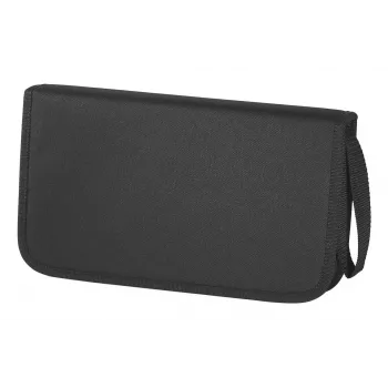 Hama Nylon Wallet 64 Cd – 64 diskų talpinantis juodas nailono dėklas