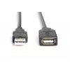 DIGITUS USB 2.0 aktyvus ilginimo kabelis USB A lizdas / USB A kištukas 10 m (DA-73100-1)