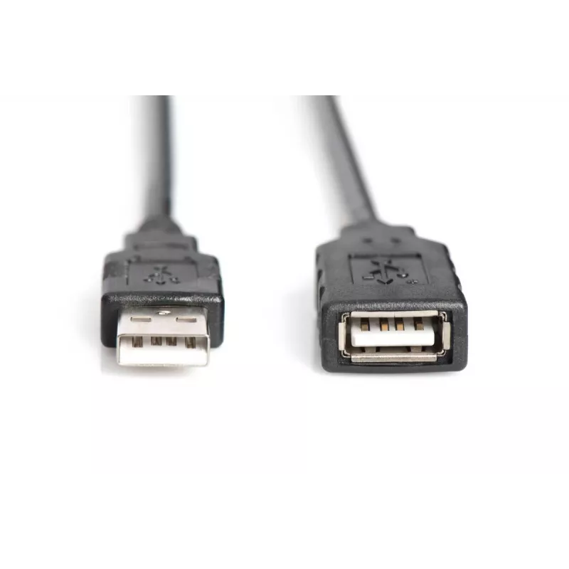 DIGITUS USB 2.0 aktyvus ilginimo kabelis USB A lizdas / USB A kištukas 10 m (DA-73100-1)