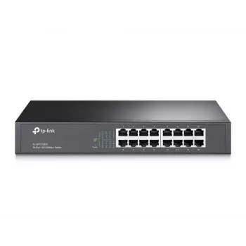 TP-Link TL-SF1016DS tinklo jungiklis Nevaldomas Fast Ethernet (10/100) 1U Juodas