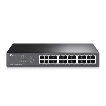 TP-Link TL-SF1024D tinklo jungiklis, nevaldomas, Fast Ethernet (10/100), pilkas